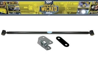 1965-72 CHEVY C10 GMC TRUCK BLACK DOUBLE ADJUSTABLE DELUXE TRAC BAR Foto 1 de 4