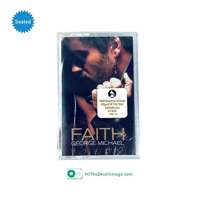 George Michael – Faith Cassette Tape (1987) w/ Hype Sticker, US RE SEALED - Image 1 of 4