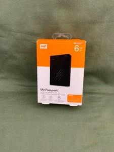 WD MY PASSPORT PORTABLE HDD 6TB - Bild 1 von 2