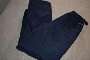 39732 Columbia Ski Pants Insulated Blue Nylon Size 18/20 Boys Girls - Picture 1 of 9