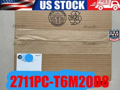 AB 2711PC-T6M20D8 Ser B FW 8.0 PanelView Plus 600 Spot Goods! Fast Shipping - Image 1 of 3