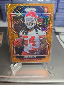 Panini Prizm 2021 - Rookie Nick Bolton #390 Lazer Prizm (RC) - Imagen 1 de 2