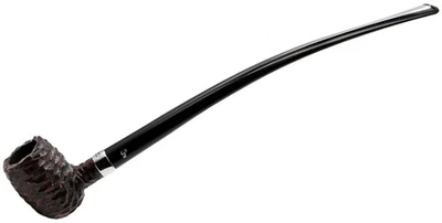 Peterson Churchwarden Barrel / Poker Briar Pipe in a Rustic Finish - Image 1 of 3