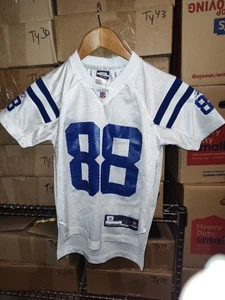 NFL REBOK Marvin Harrison 88 Dallas Indianapolis Colts Jersey  Youth Size 8 C6 - Picture 1 of 3