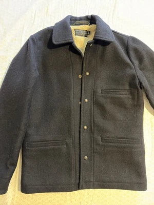 J.Crew Outerwear Wool Coat Sherpa-Lined Men’s Small - Image 1 of 4