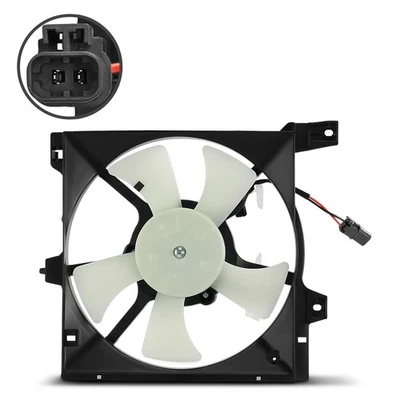 Conjunto de ventilador de refrigeración del radiador con cubierta para Nissan Sentra NX 200SX 1991-1993 Foto 1 de 4