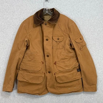 Polo Ralph Lauren Field Coat Chore Hunting Size L RRL Supply Zip Out Down Vest - Image 1 of 4