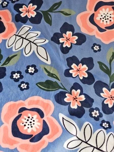 Tela Bluebell Floral Cuddle® Minky BT yarda X 58 pulgadas Shannon - Imagen 1 de 1