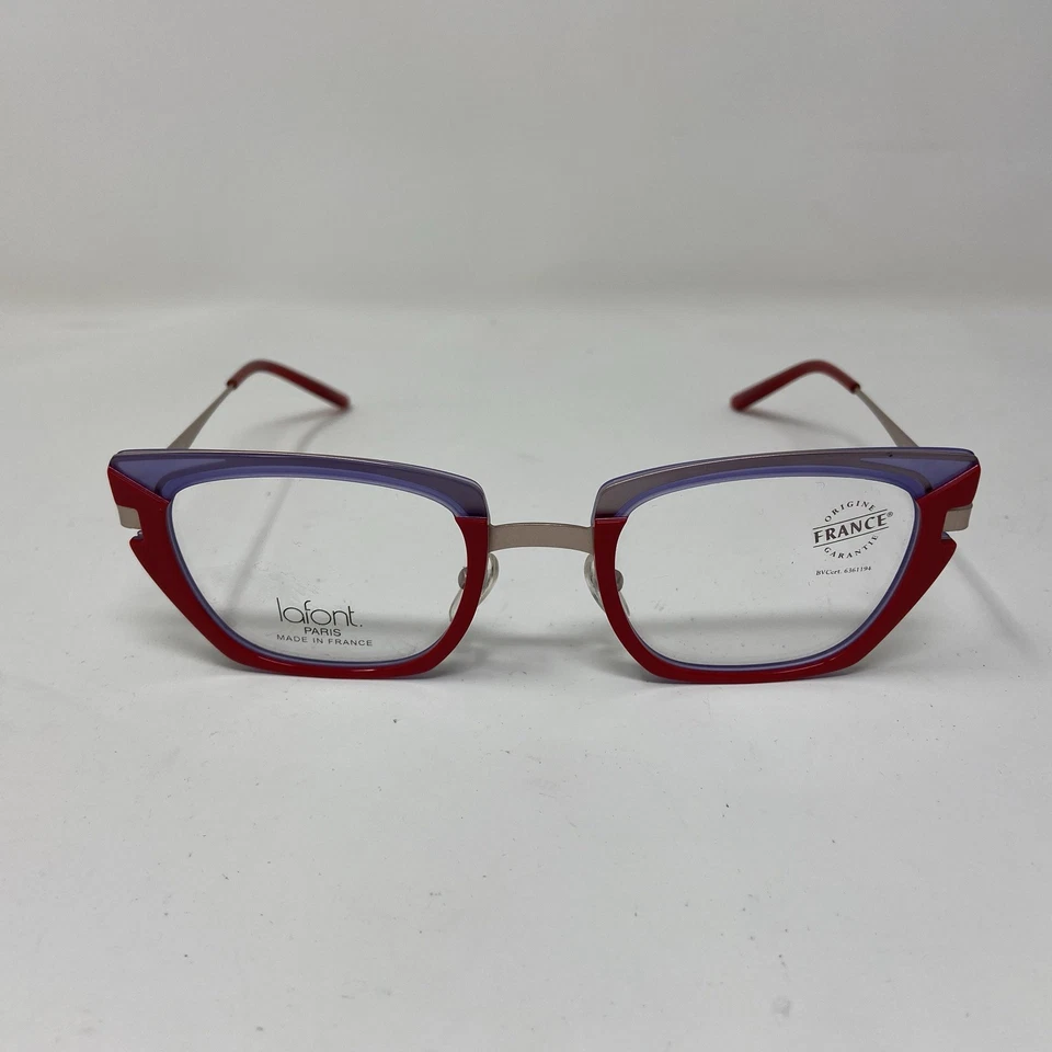 GAFAS JEAN LAFONT GISELLE 6073 49-21-134 ORO PÚRPURA ROJO: C54 Foto 1 de 4