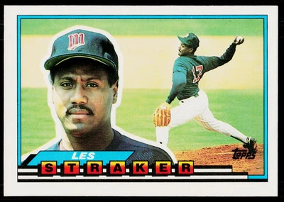 1989 Topps Big Les Straker #90 Minnesota Twins - Image 1 of 2