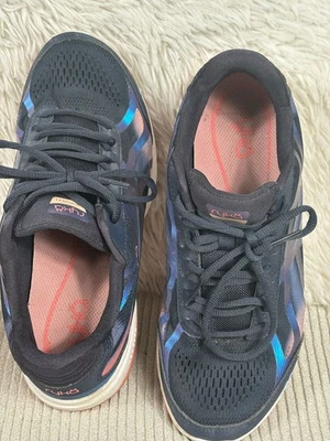 Ryka Devotion Plus 3 Mujer 10M Zapatos para Caminar Cómodos Tenis para Correr Azul Rosa Foto 1 de 4