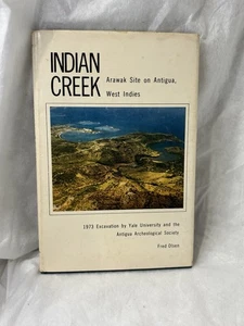 Karibik Archäologie Buch Antigua Arawak Stätte Indian Creek Westindien mit DJ 1974 - Bild 1 von 21