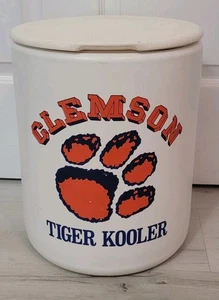 De Colección Años 50 "Clemson Tiger Kooler" The Skotch Kooler 2-OB 14" x 11.5" Sin Mango - Imagen 1 de 9