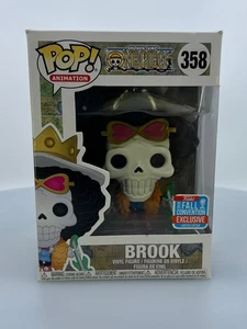 Funko POP! Animation Anime One Piece Brook with guitar #358 Vinyl Figure DAMAGED - Picture 1 of 14