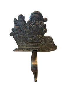 Grandeur Noel Hierro Fundido Abrigo Medias Soporte Navidad Vacaciones Santa Trineo - Imagen 1 de 8