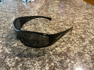 Arnette Men’s Sunglasses 4103-41/87 3n Wrap Sunglasses Gloss Black/Made In Italy - Picture 1 of 10