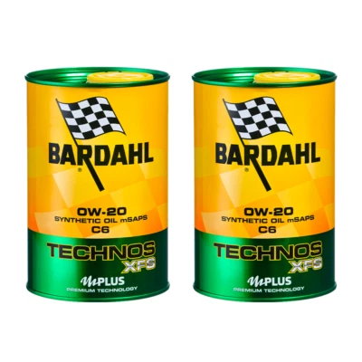 2 Litres Bardahl Technos Xfs C6 0W20 Huile Moteur Auto Acea C5 C6 Api Sp Rc - Photo 1/4