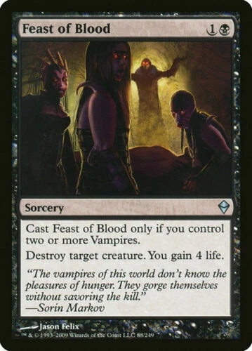 Spanish Feast of Blood (Festin de sangre) Zendikar -LP- MTG Magic DNA GAMES - Image 1 of 1
