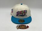 New Era Buffalo Bisons Cinnamon Toast Crunch Fitted Hat Size 7 1 4 Used White