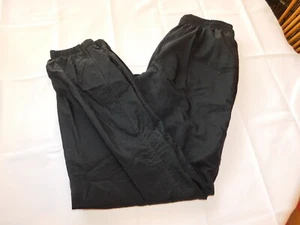Nike Men's Athletic Pants Black White Trim 341584-011 Size M medium Pre-owned - Picture 1 of 8