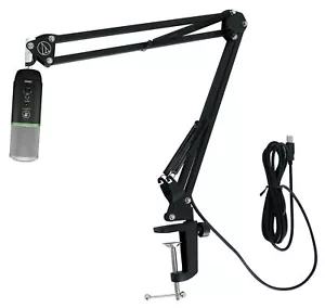 Mackie CARBON USB Recording Podcast Streaming Microphone+Audio Technica Boom Arm - Picture 1 of 12