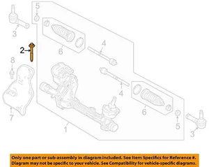 FORD OEM Steering Gear-Gear Assembly Mount Bolt W716182S439 - Picture 1 of 3