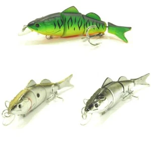 Swimbait Bass Fishing Señuelos de pesca wLure 5 1/2 pulgada 1 oz 3 Segmentos S596 - Imagen 1 de 6