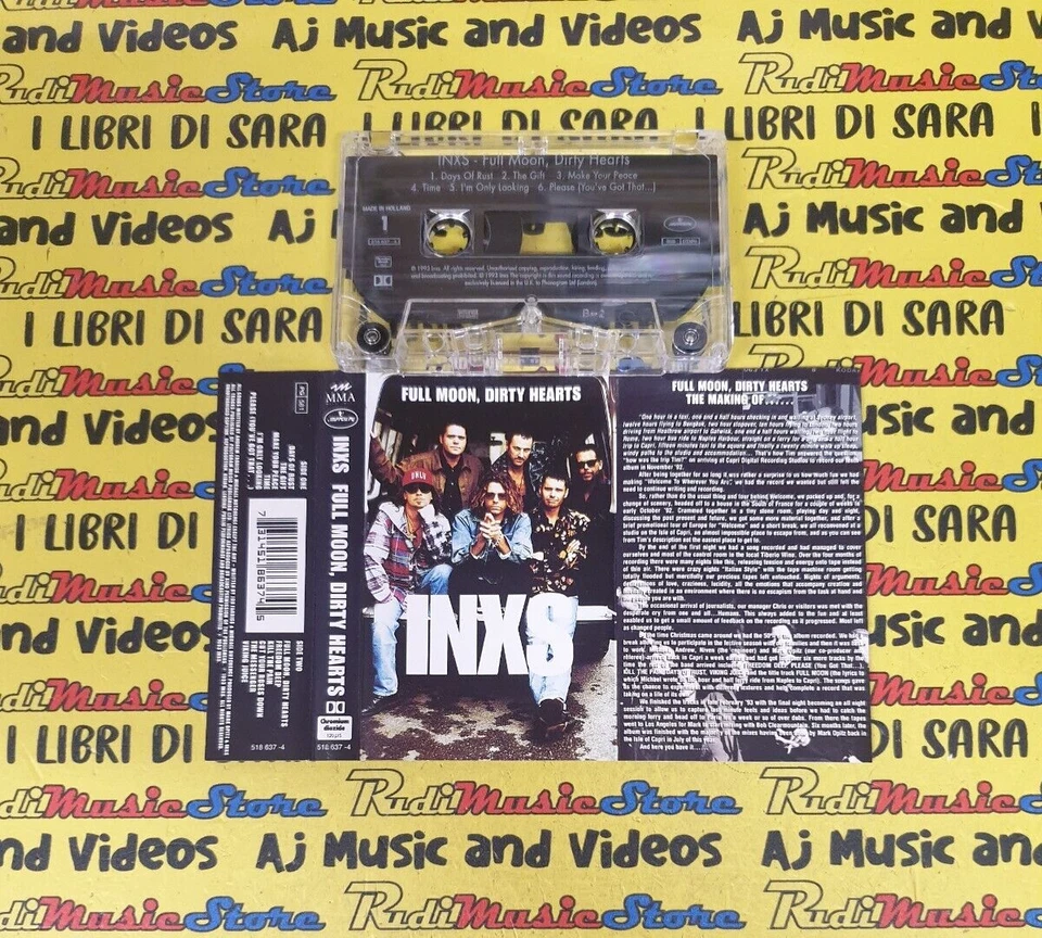MC INXS Full moon dirty hearts 1993 holland MERCURY 518 637 - 4 - Immagine 1 di 1