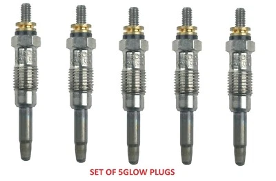 5 个博世柴油电热塞适用于梅赛德斯奔驰 W116 W123 W126 3.0L L5FITS — 第 1/3 张图片