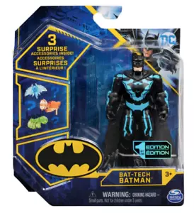 Figura de acción DC Bat-Tech Suit Bat Man 4" primera edición (juguete de 4") nueva - Imagen 1 de 2