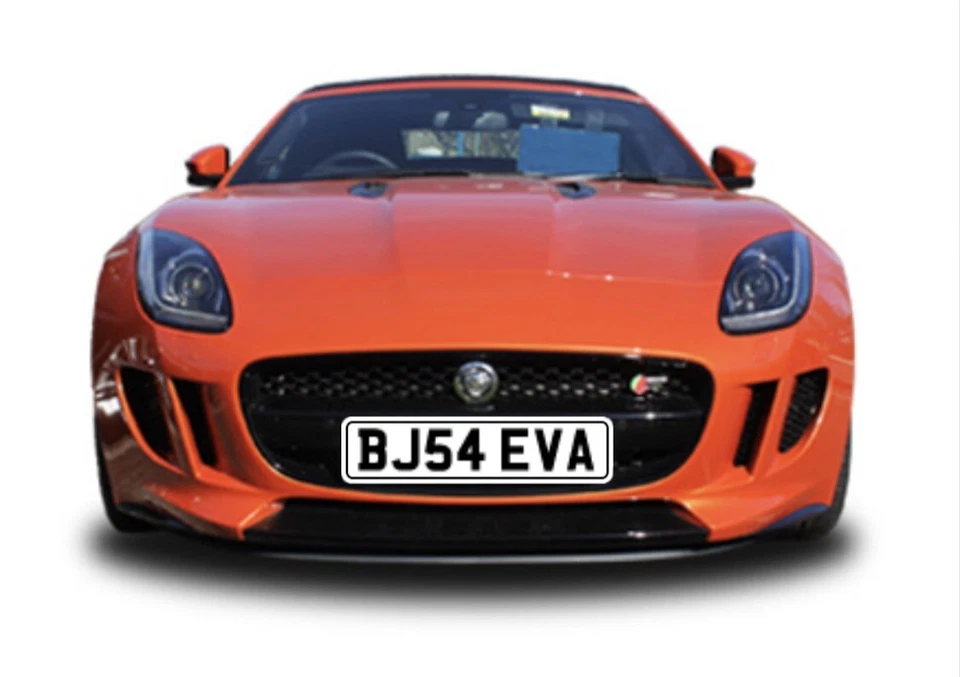 BJs For Ever BJ54EVA Personalised Registration Cheeky Numberplate Rare Unique - Image 1 of 1