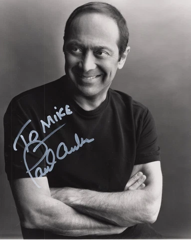 PAUL ANKA HAND SIGNED 8x10 PHOTO+COA        LEGENDARY SINGER        TO MIKE Cover