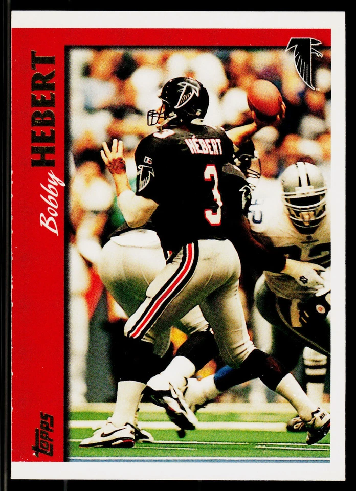 Bobby Hebert, 1997 Topps, #79, Atlanta Falcons, Football Card - Image 1 of 2