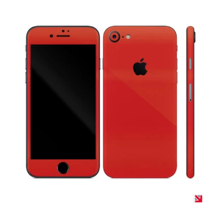 Calcomanía de recubrimiento DRAGON ROJO brillo iPhone 7 protector de vinilo pegatina Foto 1 de 2