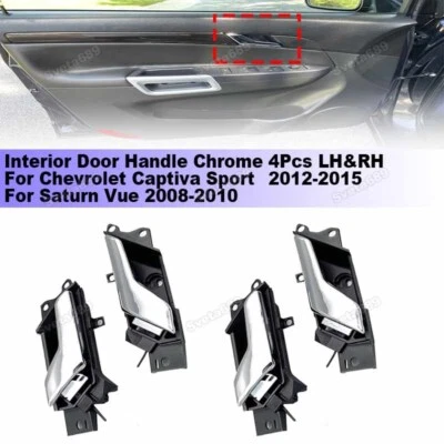 Manija interior izquierda derecha para Chevy Captiva Sport 12-15/Saturn Vue 08-10 4x Foto 1 de 4