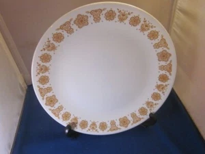 Vintage Corelle/Corning ~ Schmetterling Gold ~ 10 1/4" Essteller KOSTENLOSER VERSAND - Bild 1 von 2