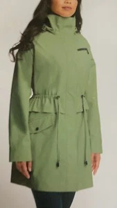 Two by Vince Camuto Jacke Damen schwarz Regenmantel abnehmbare Kapuze süß 12 - Bild 1 von 9