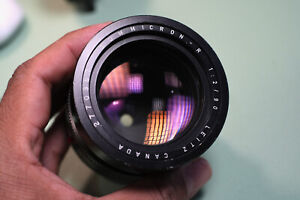 Leica 90mm f/2.0 Summicron R 3-Cam Manual Focus Lens