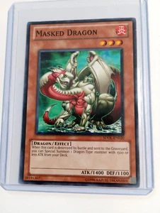 Yu-Gi-Oh Masked Dragon SOD-EN020 TTCG Card 1996 - Picture 1 of 2