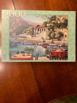 F . X. Schmid  "Greek Harbor" 2000 Piece Puzzle "NEW'  No. 78957 - Image 1 of 2