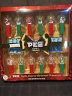 Pez Candy Twelve Days Of Christmas Ornaments Mini Dispensers With 12 Rolls ~ NEW