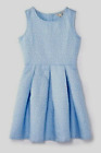 Yumi Ditsy Blumenmuster Glitzer Kleid blau Alter 5-6 Jahre DH7 MM 06