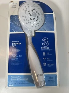 BRAND NEW!! Glacier Bay Modern Handheld Wand Shower Head 900023 White Blanco - Picture 1 of 5