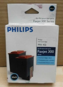 Philips PFA 432 2xTinte black para FaxJet 320 325 330 335 355 365 375 embalaje original B - Imagen 1 de 2