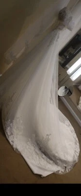 Brand New Moralee A-Line Off the Shoulder Wedding Dress Size 8 - Image 1 of 4