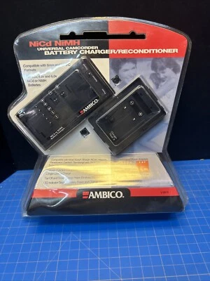 Ambico V-0915 Universal Camcorder Battery Charger for Most VHS Cameras - New - Image 1 of 4
