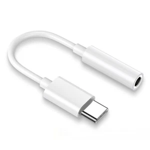 USB-C Type C to 3.5 mm AUX Headphone Jack Adapter For iPhone 15 Pro Max Plus US - Picture 1 of 11