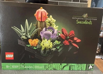 乐高植物系列 - 多肉 - 套装 #10309 - 全新未拆封 - 花 — 第 1/4 张图片