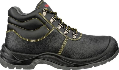 footguard FOCUS MID S3 hoher Sicherheitsschuh Arbeitsschuh Rindleder schwarz