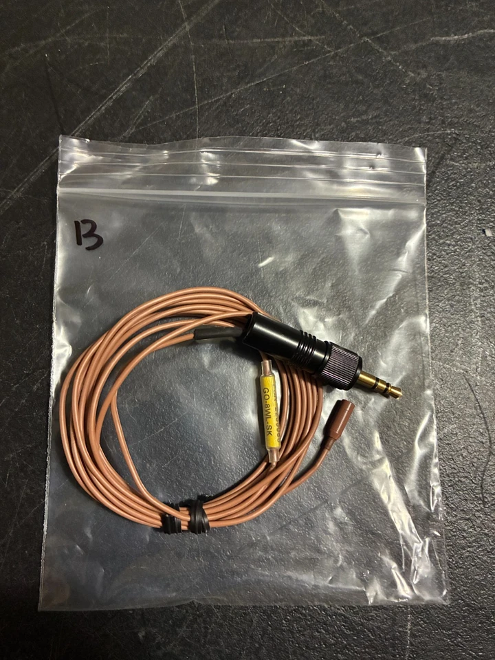 Point Source CO-8WL Lavalier microphone- Brown, 3.5mm Locking for Sennheiser #13 - Image 1 of 1